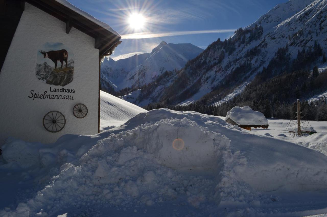 Landhaus Spielmannsau Oberstdorf Exteriör bild